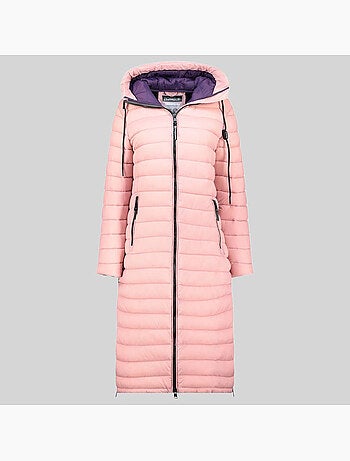 Blouson à capuche azule long – geographical norway