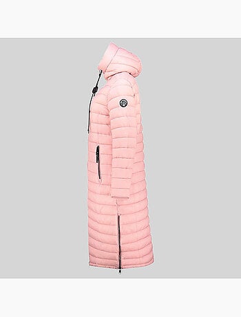 Blouson à capuche azule long – geographical norway
