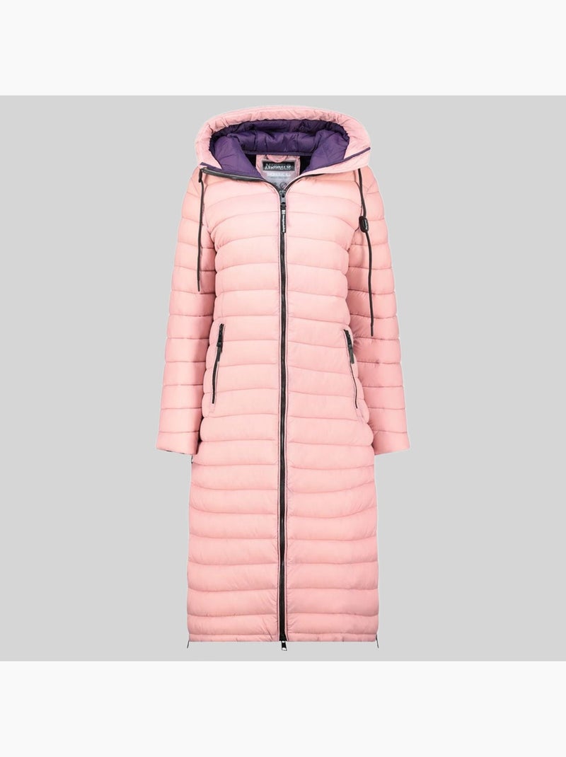Blouson à capuche azule long – geographical norway Vieux rose - Kiabi