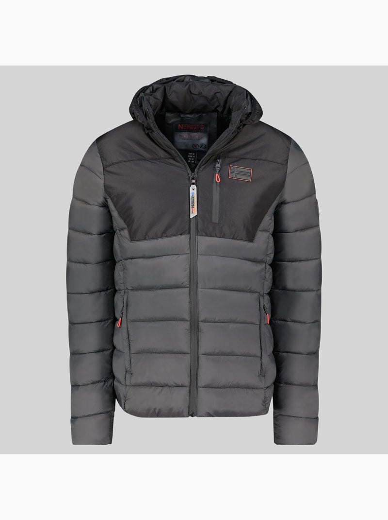 Blouson à capuche batilo – geographical norway Gris foncé - Kiabi