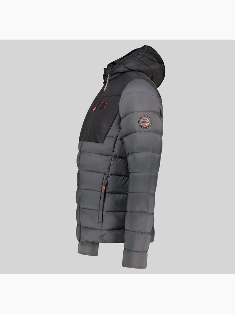 Blouson à capuche batilo – geographical norway Gris foncé - Kiabi