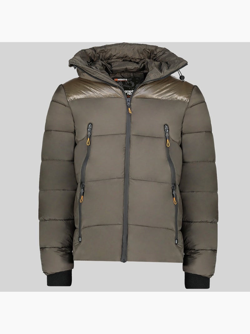 Blouson à capuche bayou – geographical norway Kaki - Kiabi