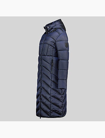 Blouson à capuche blanche long – geographical norway