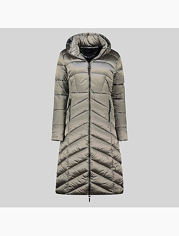 Blouson à capuche blanche long – geographical norway