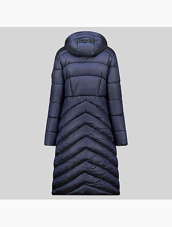 Blouson à capuche blanche long – geographical norway