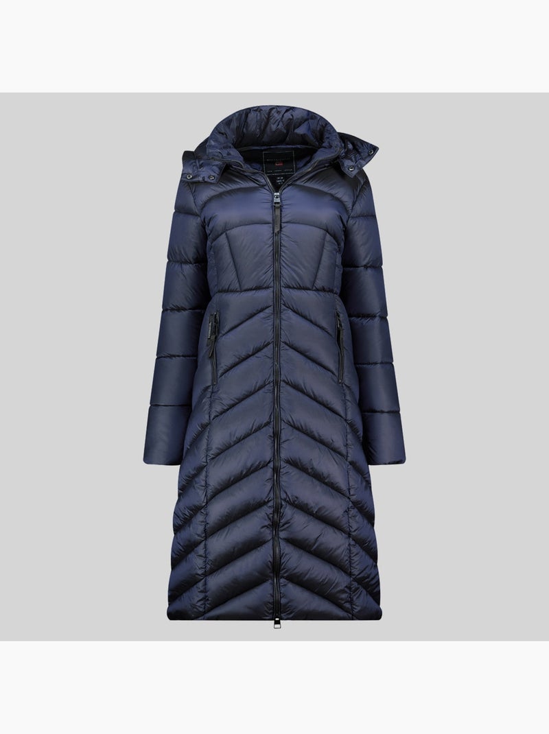 Blouson à capuche blanche long – geographical norway Gris clair - Kiabi