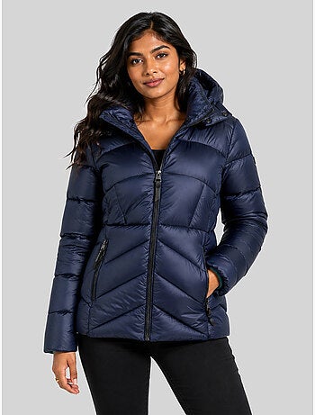 Blouson à capuche blanche short – geographical norway