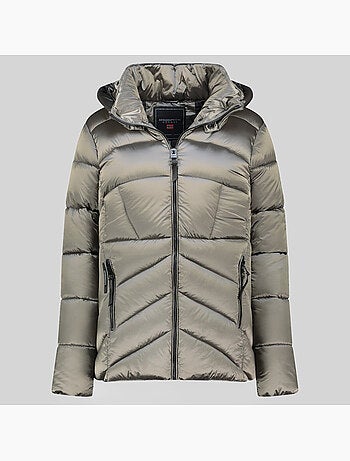 Blouson à capuche blanche short – geographical norway