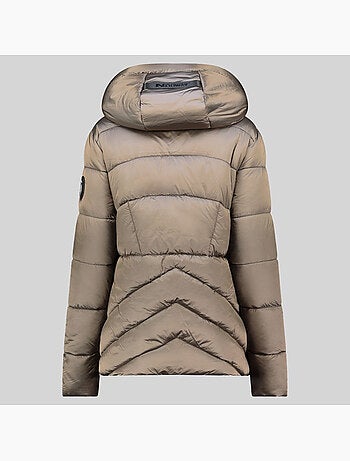 Blouson à capuche blanche short – geographical norway