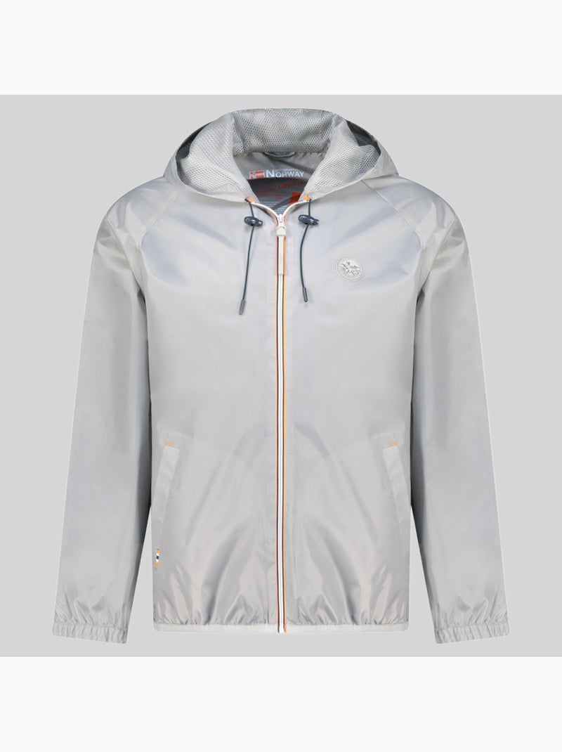 Blouson à capuche boatglobe – geographical norway Gris clair - Kiabi