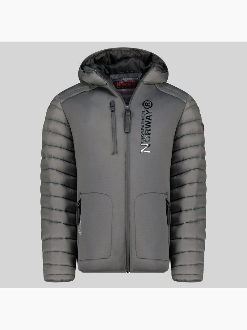Blouson à capuche briwood – geographical norway Gris foncé - Kiabi