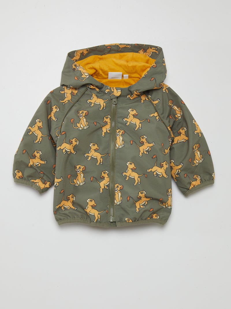 Blouson à capuche coupe vent 'Simba' Vert - Kiabi