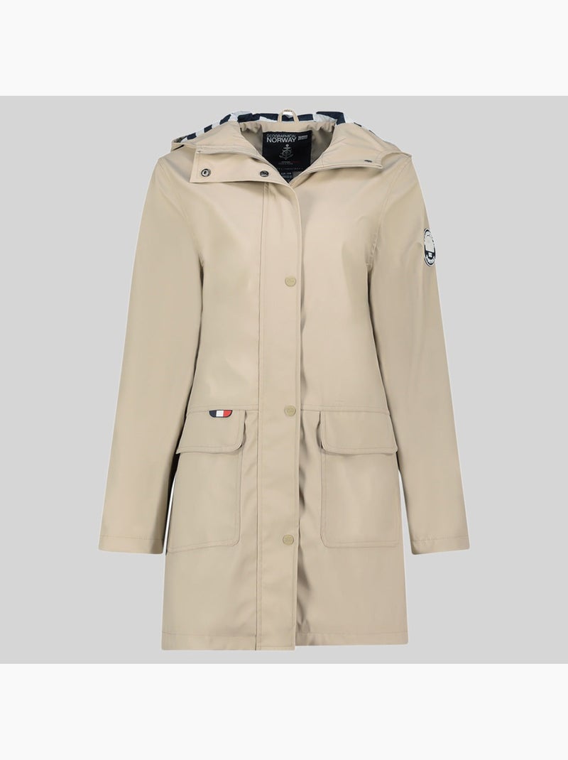 Blouson à capuche curieuse – geographical norway Beige - Kiabi