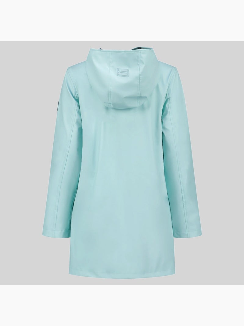 Blouson à capuche curieuse – geographical norway Bleu aqua - Kiabi