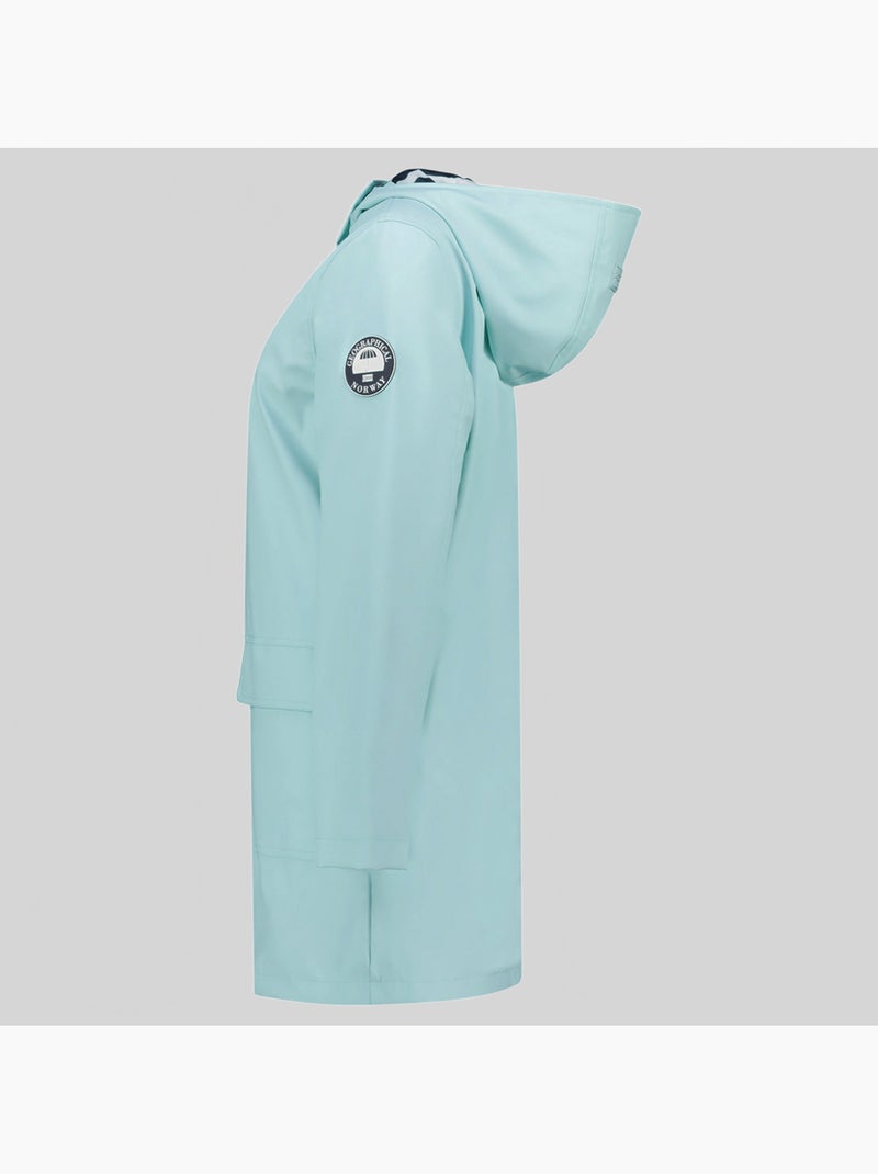 Blouson à capuche curieuse – geographical norway Bleu aqua - Kiabi