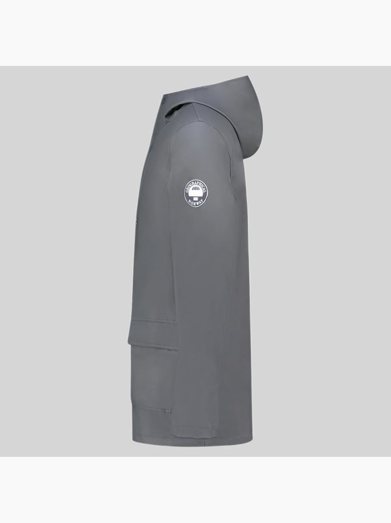 Blouson à capuche curieuse – geographical norway Gris foncé - Kiabi