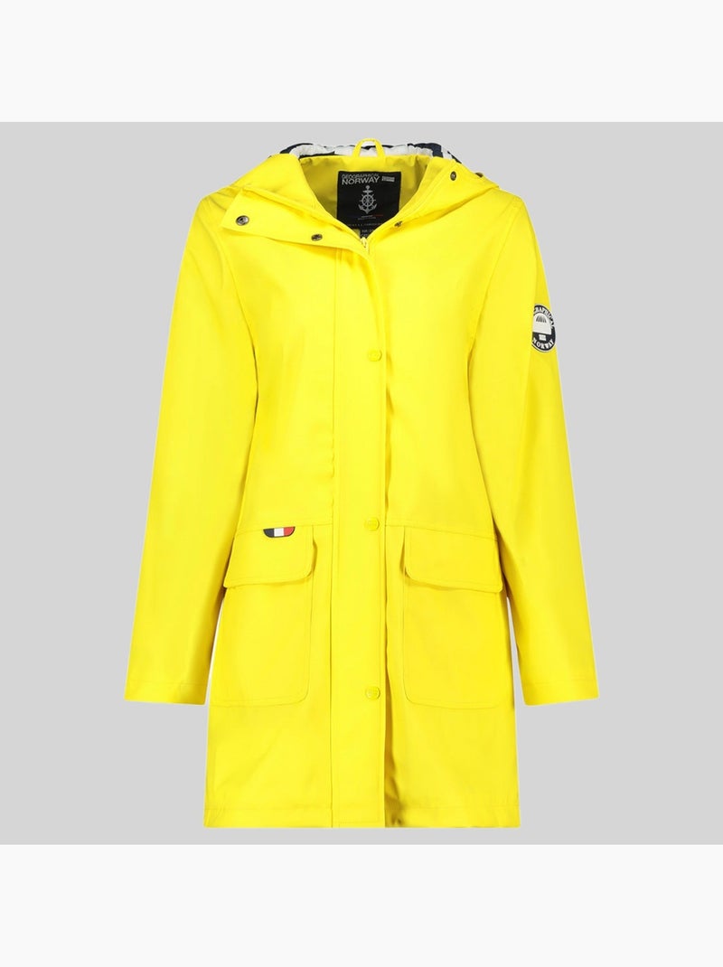 Blouson à capuche curieuse – geographical norway Jaune - Kiabi