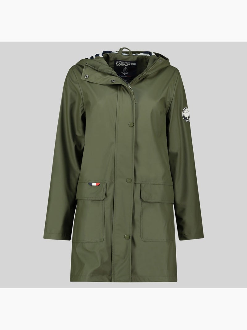 Blouson à capuche curieuse – geographical norway Kaki - Kiabi