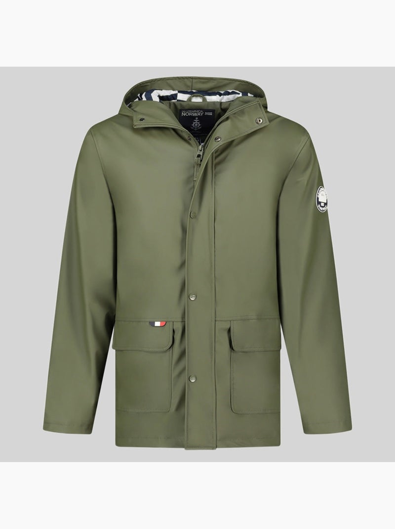 Blouson à capuche curieuse – geographical norway Kaki - Kiabi