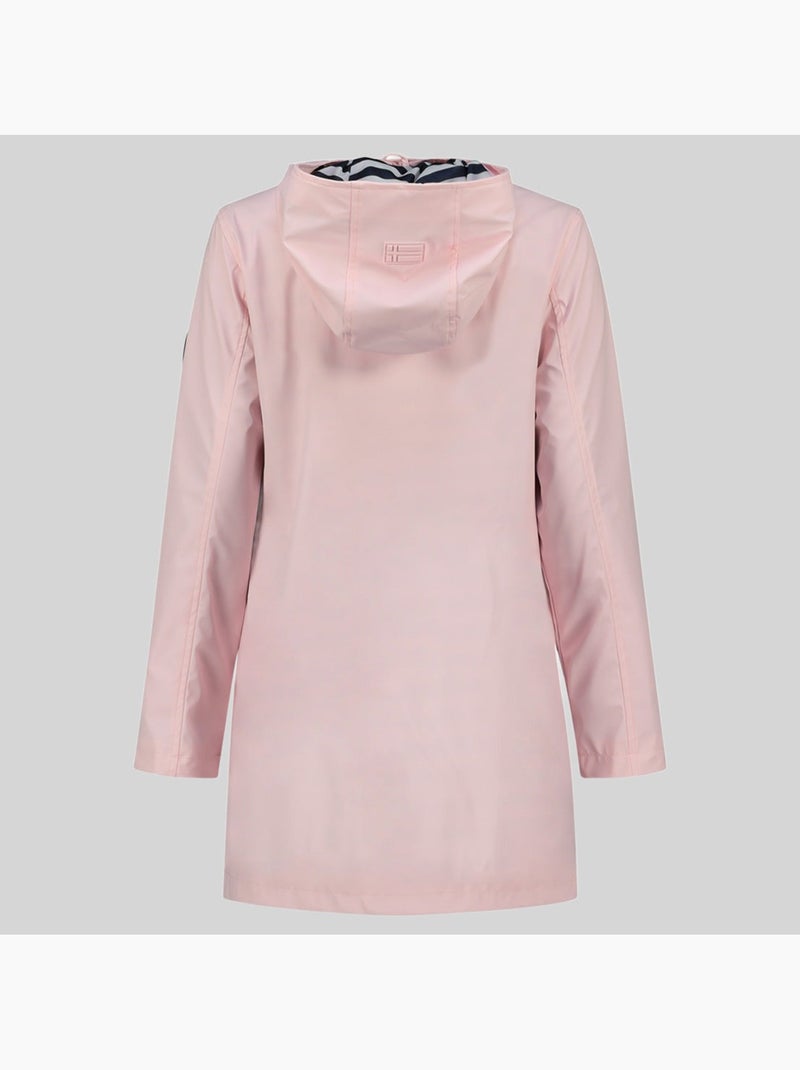 Blouson à capuche curieuse – geographical norway Vieux rose - Kiabi