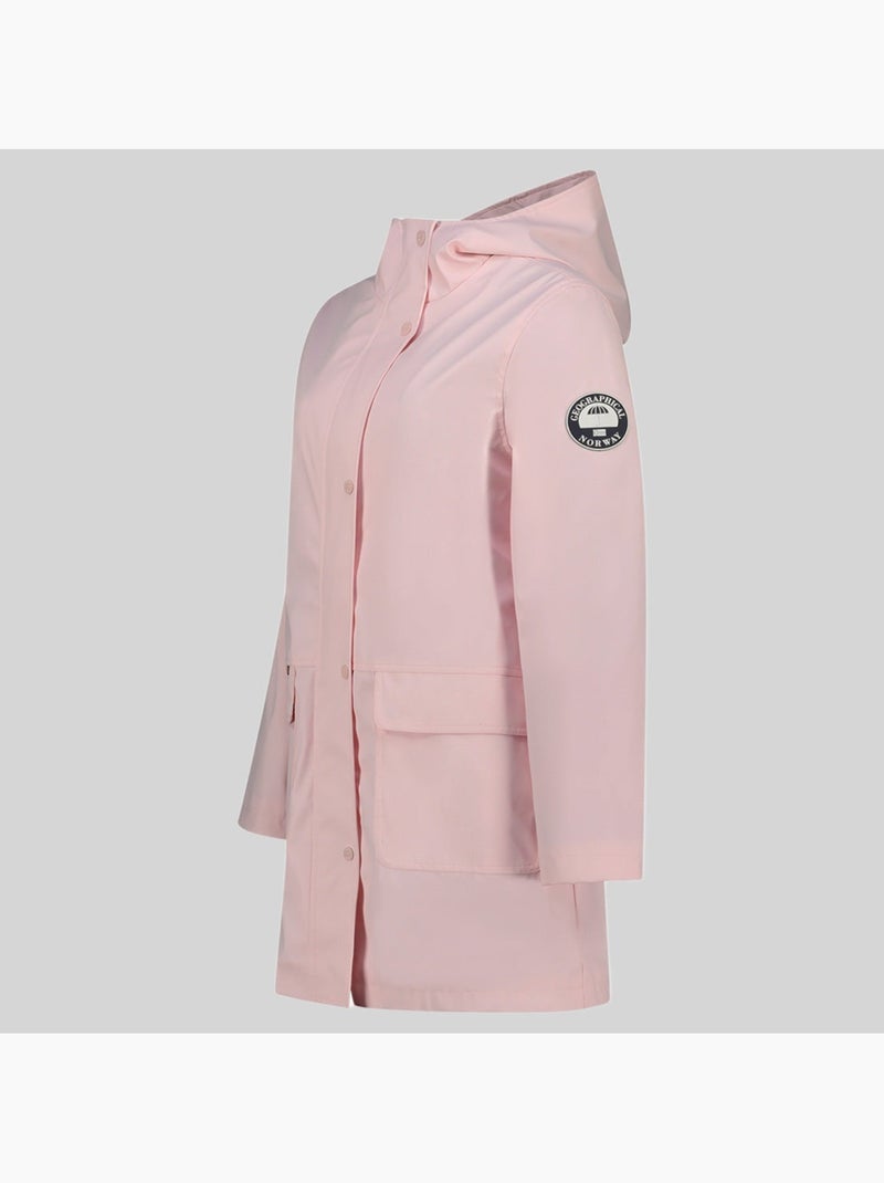 Blouson à capuche curieuse – geographical norway Vieux rose - Kiabi
