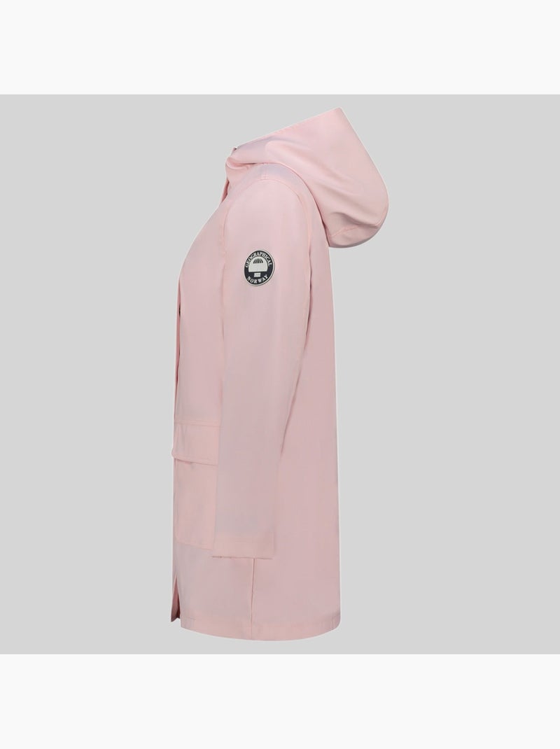 Blouson à capuche curieuse – geographical norway Vieux rose - Kiabi