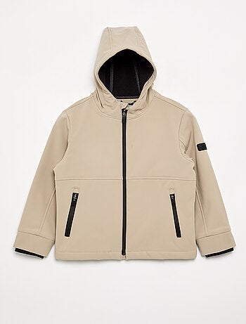 Blouson à capuche doublé en micro polaire
