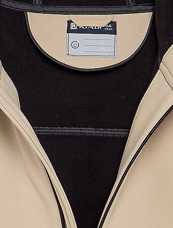 Blouson à capuche doublé en micro polaire