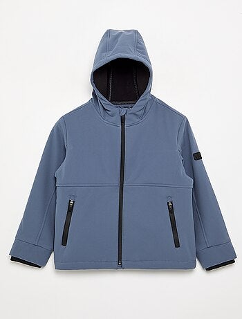 Blouson à capuche doublé en micro polaire