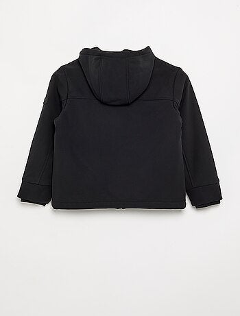 Blouson à capuche doublé en micro polaire