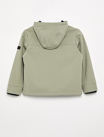 Blouson à capuche doublé en micro polaire