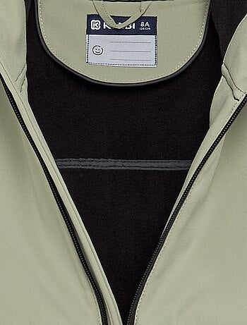Blouson à capuche doublé en micro polaire