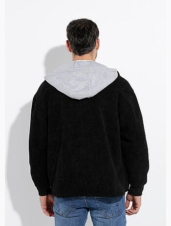 Blouson à capuche effet de superposition - AFIBEL