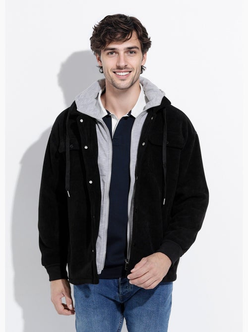 Blouson à capuche effet de superposition - AFIBEL - Kiabi Blouson à capuche effet de superposition - AFIBEL - Kiabi