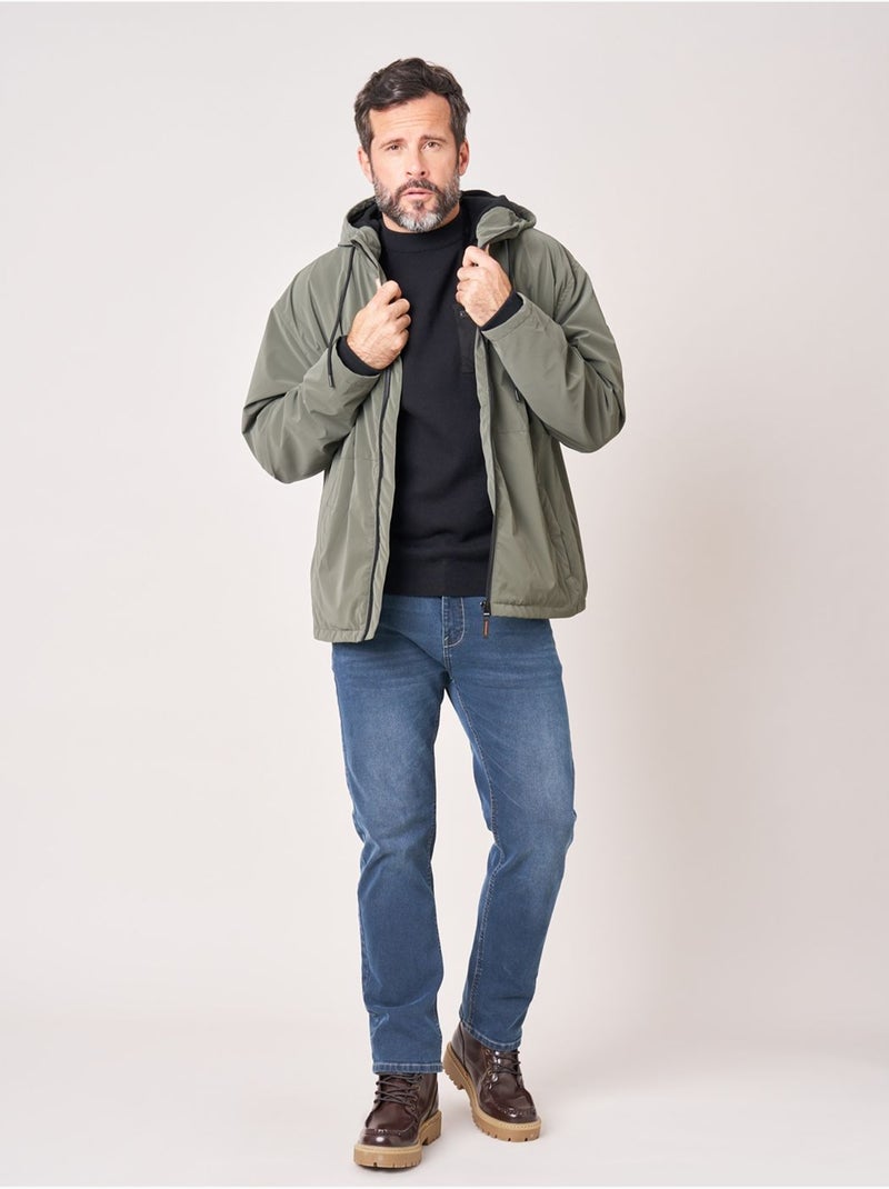 Blouson à capuche homme décontracté 'deeluxe' Vert foncé - Kiabi