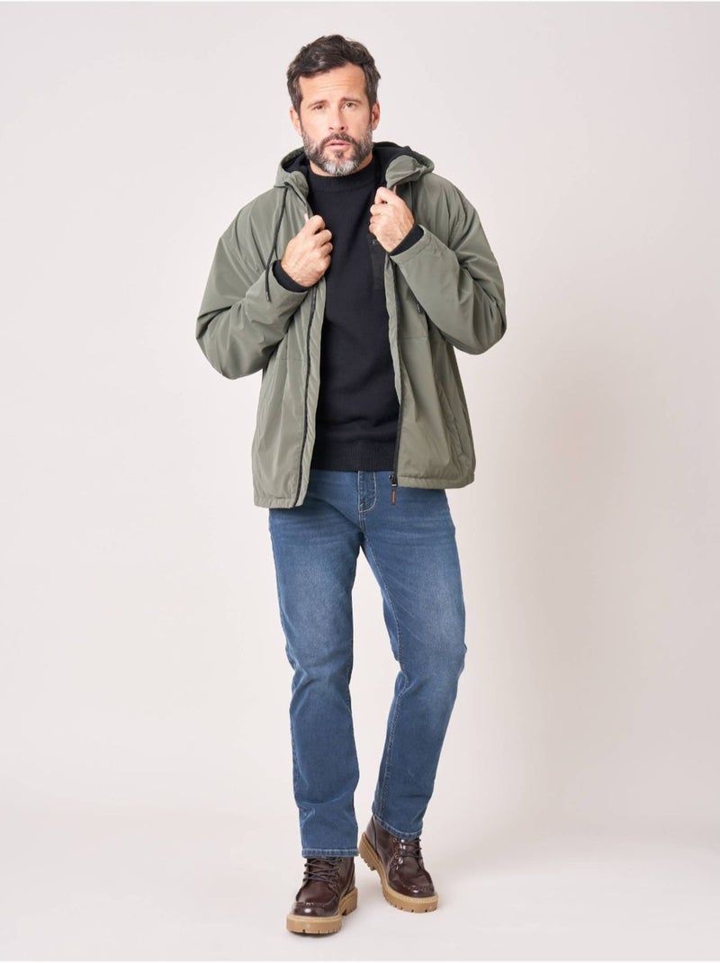 Blouson à capuche homme décontractée 'Deeluxe' Vert foncé - Kiabi