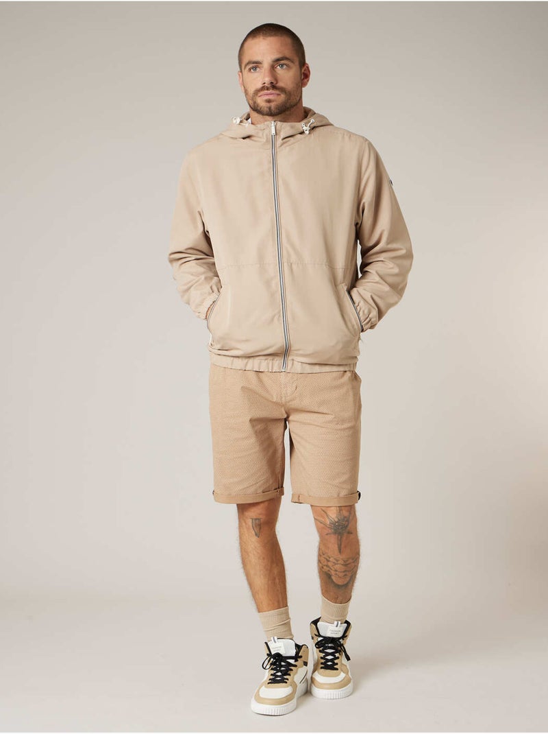 Blouson à capuche homme urbain et léger 'Deeluxe' Beige coquille - Kiabi