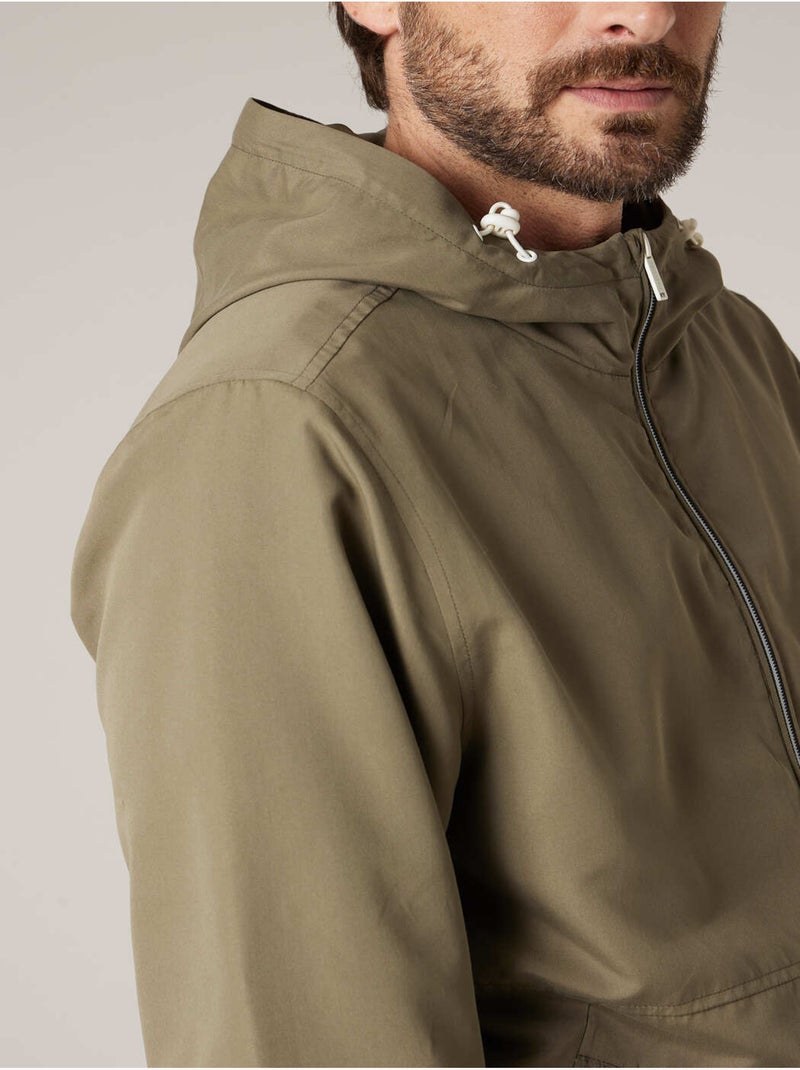 Blouson à capuche homme urbain et léger 'Deeluxe' Vert kaki clair - Kiabi