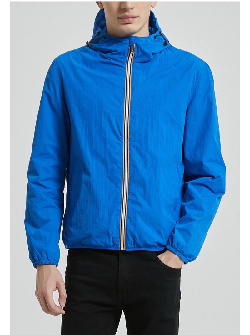 Blouson a Capuche Kebello Bleu ciel - Kiabi