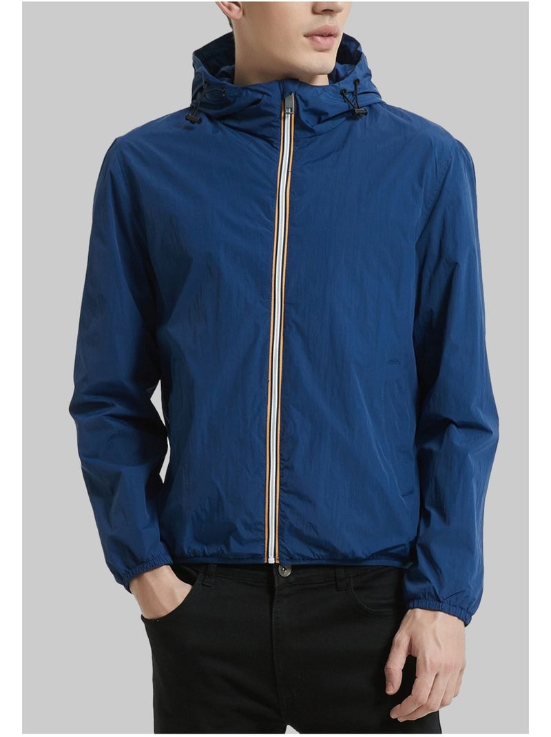 Blouson a Capuche Kebello Bleu - Kiabi