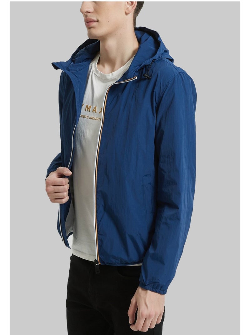 Blouson a Capuche Kebello Bleu - Kiabi