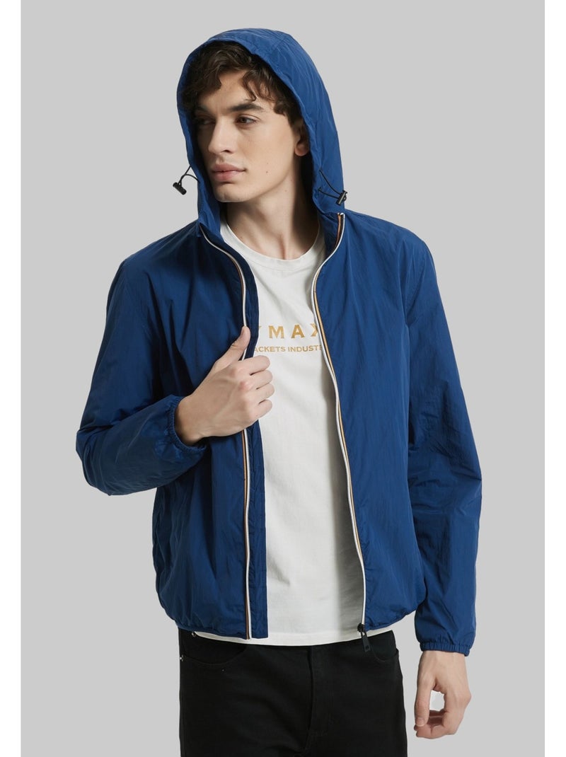 Blouson a Capuche Kebello Bleu - Kiabi