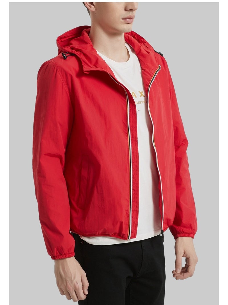 Blouson a Capuche Kebello Rouge - Kiabi