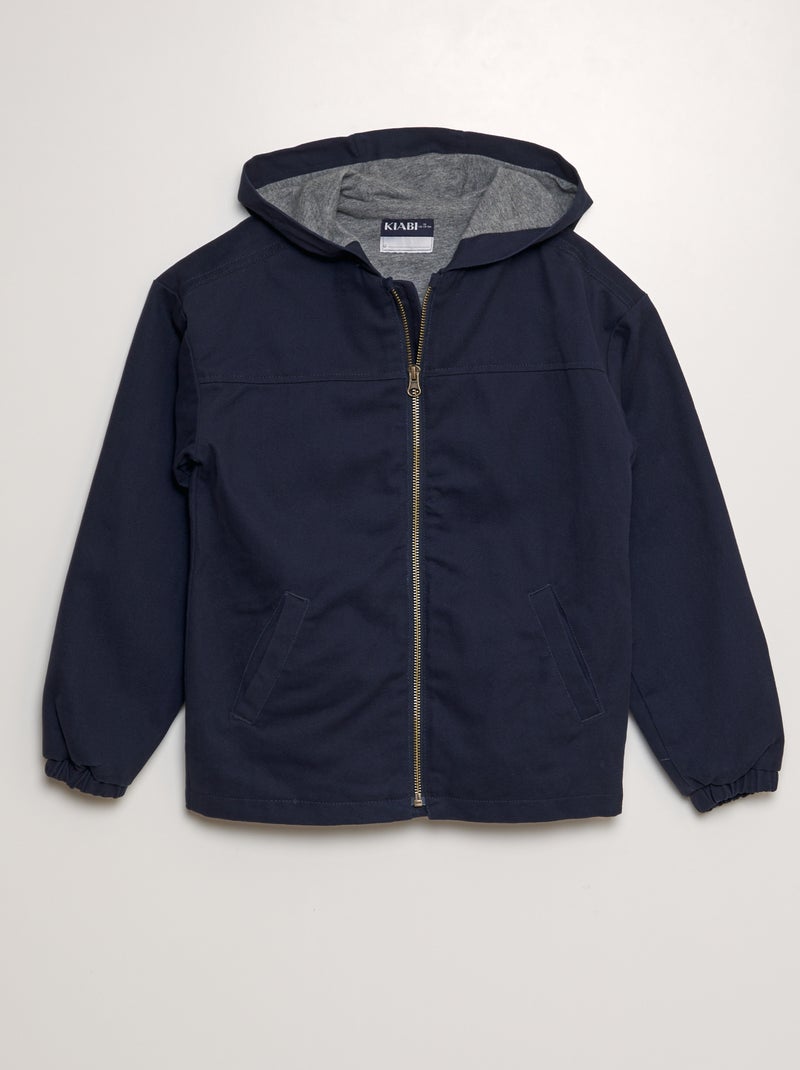 Blouson à capuche Marine - Kiabi