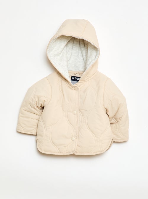 Blouson à capuche matelassé - Kiabi