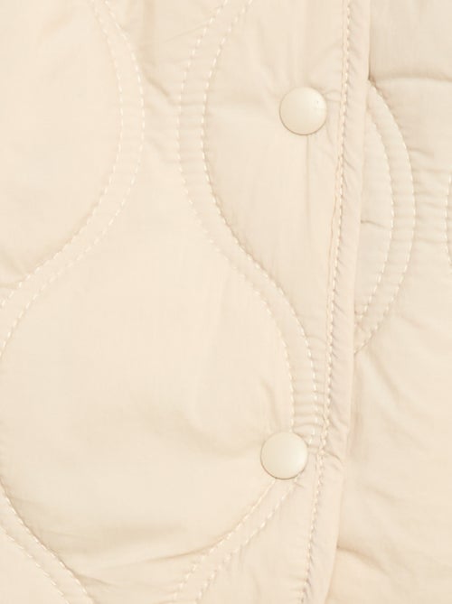 Blouson à capuche matelassé - Kiabi