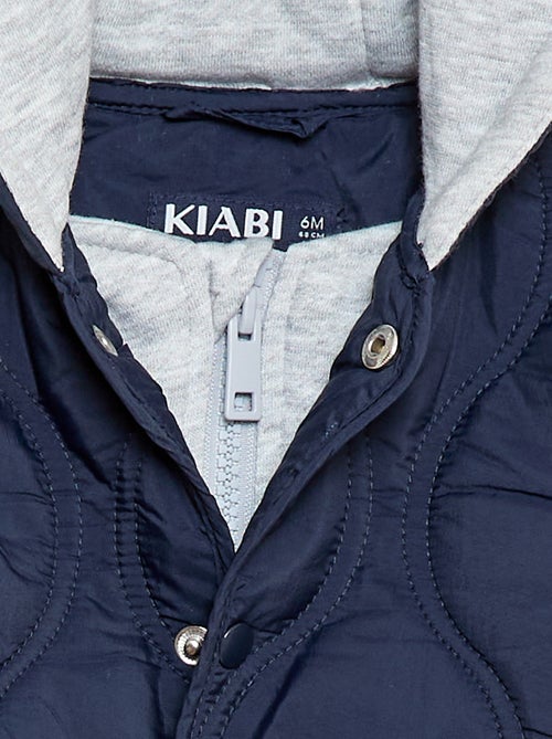 Blouson à capuche matelassé - Kiabi