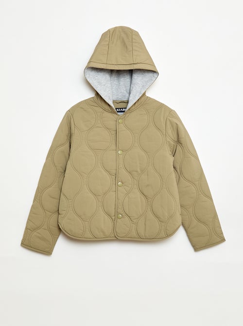 Blouson à capuche matelassé - Kiabi