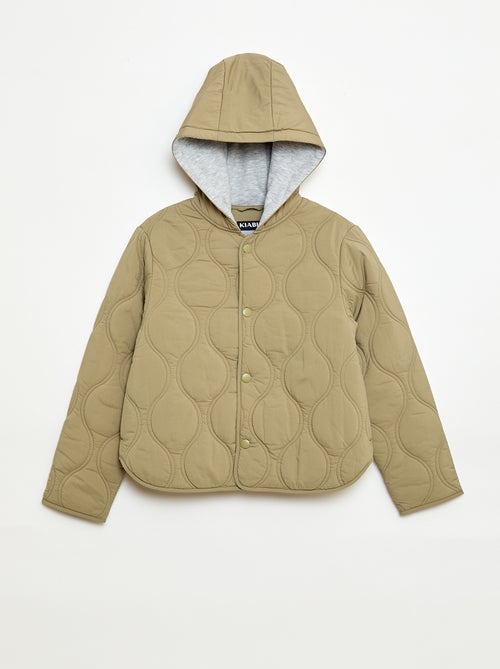 Blouson à capuche matelassé - Kiabi