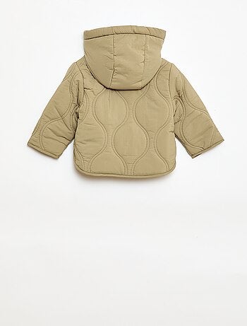 Blouson à capuche matelassé